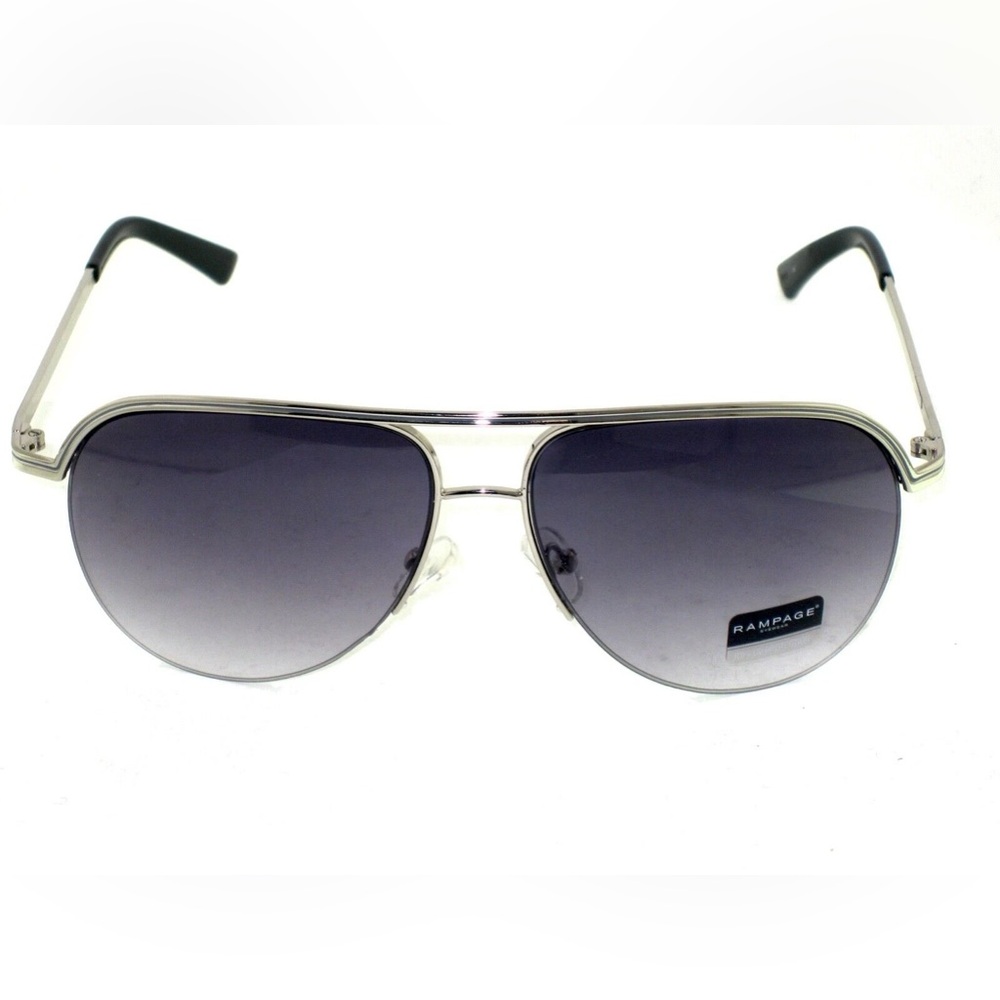 NWT [Rampage] RS1000 Black 35 Aviator Sunglasses with Purple